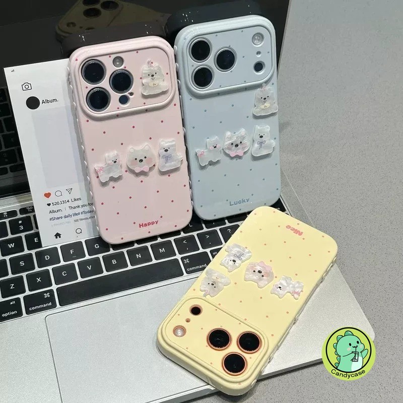Ốp Điện Thoại Trái Tim Tình Yêu Bên Cho OPPO Reno 15F 15 FS 15 Pro Max Mini 15C 14 13 11 9 Pro 8 8Z 7Z 7 Lite 5G Vỏ Sang Trọng Hoạt Hình Dễ Thương 3D West Highland Dog Vỏ Mềm Chống Sốc