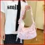 GC2 Túi đeo dưới cánh tay đơn giản kẻ sọc đơn giản Hello Kitty vải nhẹ đi lại nách túi CG2