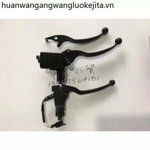 Thích hợp cho Haojue Hyundi HJ110-3-5 Chùm Cong Xe Phanh Trước Tay Cầm Đòn Bẩy Gương Chiếu Hậu Ghế Sừng Đĩa Phanh Trên Bơm