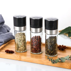 100ml Thủy Tinh Gia Vị Chai Hướng Dẫn Sử Dụng Máy Xay Tiêu Đen Đồ Dùng Nhà Bếp Tứ Xuyên Tiêu Máy Xay Gia Vị Chai UIFE