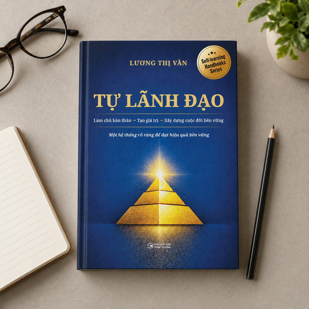 Sách - Tự Lãnh Đạo: Làm chủ bản thân → Tạo giá trị → Xây dựng cuộc đười bền vững - Lương Thị Vân SDV