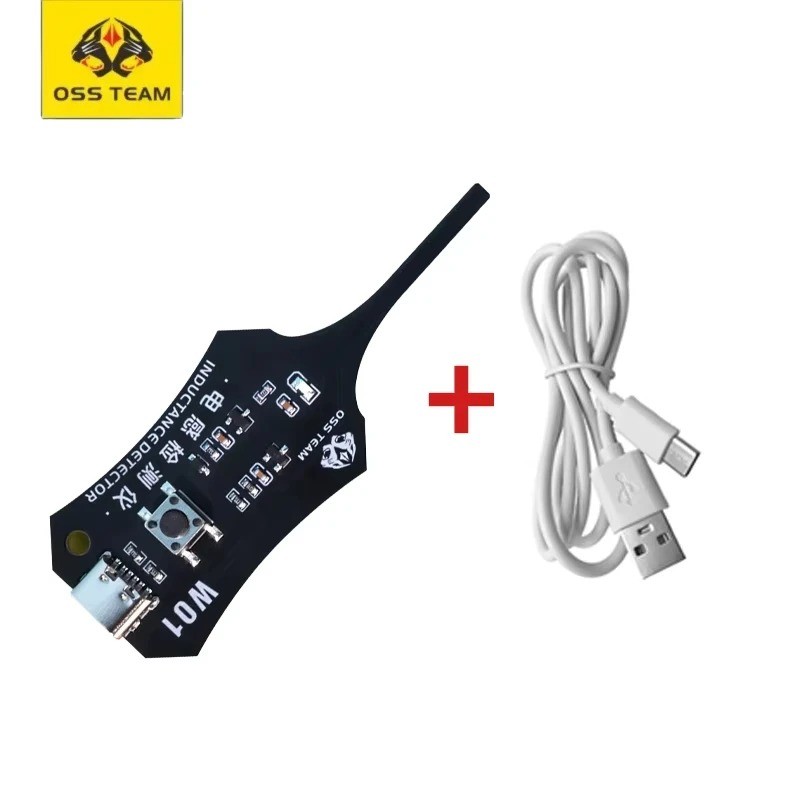Máy kiểm tra cuộn cảm ứng OSS W01 2.0 Type-C Máy kiểm tra cuộn dây bo mạch chủ để sửa chữa chẩn đoán và phát hiện lỗi thành phần điện thoại di động