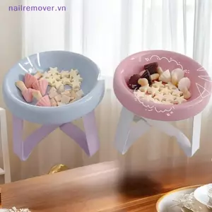 Mới Bảo Vệ Cột Sống Bát Thú Cưng Chân Cao Ne Bảo Vệ Bát Mèo Có Chân Đế Bát Thức Ăn Cho Thú Cưng Đồ Dùng Cho Thú Cưng MỚI