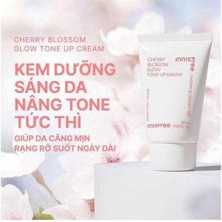 Kem Dưỡng Ẩm Sáng Da Jeju Innisfree Cherry Blossom Tone Up Cream 50ml Date 1/2027
