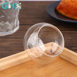 GHX 50ml Đôi Tường Cốc Thủy Tinh Trong Suốt Handmade Chịu Nhiệt Bia Trà Uống Kungfu Teacup Mini Whisky Cup Espresso Cà Phê VN