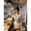 Qulan lười biếng của bạn [Brandy God of Eros] Thiết kế nơ ren sóng ren chấm bi dành cho nữ