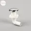 Vòi phun nước nóng Hodou Air Jet Air Nozzle Bề mặt mạ Chrome phi kim loại có đế trắng Phụ kiện bồn tắm Massage VN