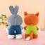 Động Vật Điên Chuyển Đổi hellokitty Gối Búp Bê Thỏ Cáo Đồ Chơi Sang Trọng Quà Tặng Cho Bé Gái 260604