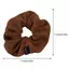 PNPIA- Thời Trang Retro Dệt Kim Len Scrunchie Dành Cho Nữ Bé Gái Tóc Co Giãn Dây Cao Su Phụ Kiện Đuôi Ngựa Tóc Dây Mũ Đội Đầu