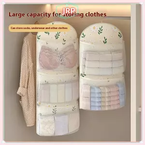 JRP 2 / 3 Lớp Lưu Trữ Dung Tích Lớn Túi Lưới Đồ Lót Sos Túi Bảo Quản Thoáng Khí Tủ Quần Áo Tổ Chức Có Móc Treo Quần Áo JRP