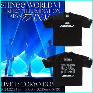 SY3 SHINee WORLD VI HOÀN HẢO NHẬT BẢN FINAL LIVE Áo thun Onew Kim Jonghyun Key YS3