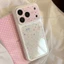 Gilding Star Bowknot Windows Glass Phone Case cho iPhone 17 Pro Max 16 15 14 13 Vỏ bảo vệ chống sốc
