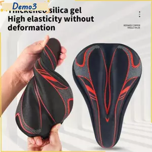 Đệm Xe Đạp MTB, Vỏ Đệm Ghế Silicon Màu Xám Đỏ Xanh Dương, Vỏ Chống Nắng Thoáng Khí Đa Năng Bốn Mùa Chất Lượng Cao