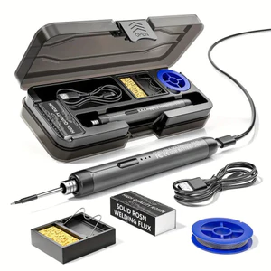 USB Di Động Sạc 5V8W Đài Phát Thanh Hàn Sắt Hàn Sửa Chữa Mini Hộ Gia Đình Pin Lithium Hàn Bộ Sắt