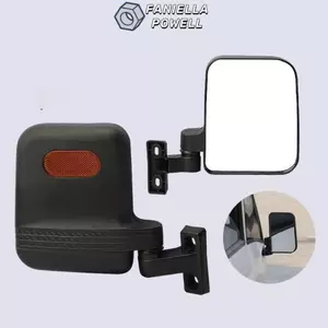 FANIELLAPOWELL 2 chiếc Gương chiếu hậu ba bánh, Gương ba bánh điện độ phân giải cao trái & phải, 360° Gương chiếu hậu Ebike đóng xoay
