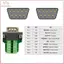 THÊM Đầu nối DB9 RS232 Nam Nữ 9 Pin RS485 Đầu nối đột phá BSS