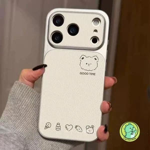 Vỏ Gấu Dễ Thương Cho Huawei Mate 80 Pro Max 70 Air 60 Por Plus 50 40 30 Pro Vỏ Da PU Gấu Dễ Thương Hoạt Hình Thỏ Vỏ Điện Thoại Mềm