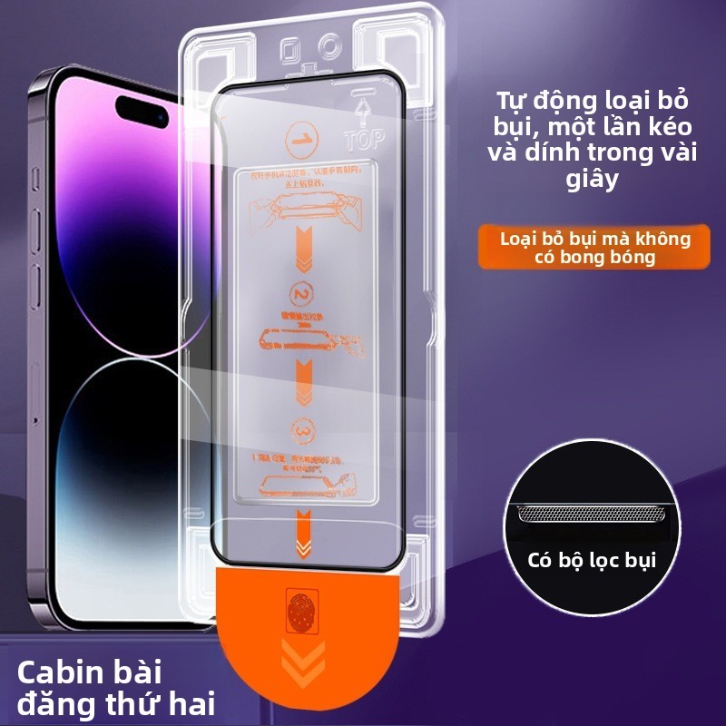 Thích Hợp Cho Apple 15promax Phim Cường Lực 16 Full Màn Hình 14plus Phim Riêng Tư 13 Chống Ánh Sáng Xanh 12 Phim Điện Thoại Di Động 11XR