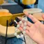 Cửa Ngọc Trai Con Chó Con Bóng Treo Ngắn Dây Xích Đính Hạt Điện Thoại Di Động Dây Xích Điện Thoại Di Động Bong Bóng Mặt Dây Chuyền Móc Khóa Dễ Thương