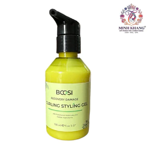 Gel Tạo Kiểu Định Hình Giữ Nếp Tóc Xoăn Bcosi Recovery Damage Curling Styling Gel 150ml [ MK ]