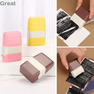 TUYỆT VỜI Con Lăn Con Lăn Tem Di Động Tự Inking Bảo Mật Bao Con Lăn