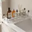 Giá đỡ bảo quản mỹ phẩm YOLOGO, Giá đỡ thoát nước bọt biển chống thấm nước bằng thép không gỉ, Giá đựng bồn rửa nhà bếp khô nhanh đa năng Phòng tắm