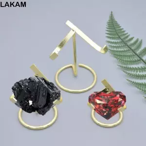 Giá đỡ bóng pha lê LAKAM, Giá trang trí bóng pha lê Mini bằng sắt bạch kim, Giá đỡ trưng bày kim loại Màn hình trang trí