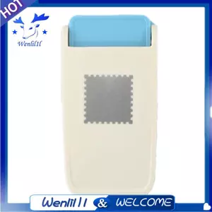 Máy đục lỗ tem vuông lớn 1,5x1,5 ", làm thẻ, nhật ký rác và thủ công giấy DIY - Máy đục tem