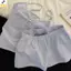 < YEI > Quần Short Suspender Có Miếng Lót Ngực Bộ Đồ Ngủ Nữ Mùa Hè Sọc Ngọt Ngào Quần Áo Nhà Phù Hợp Với Mới