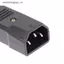 VFZ AC 3Pin Soet Đầu Nối Cáp Thẳng C13 C14 10A 250V Nữ Nam Cắm OTE