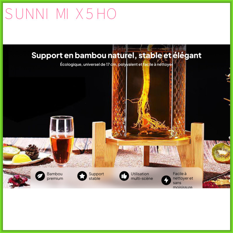 Đế đựng đồ uống bằng gỗ Đồ trang trí di động Bình thủy tinh Đế tròn cho sự kiện Đám cưới Nhà hàng Dã ngoại Thanh