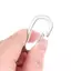 AIHOM Móc khóa bằng thép không gỉ Carabiner 2 5 chiếc Kẹp lò xo mạnh mẽ Bule để buộc bánh răng cắm trại ngoài trời,