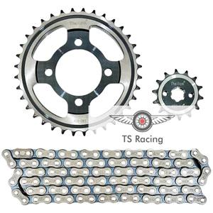 Bộ nhông sên đĩa NSD xích sên ThaiKym thái lan wave ez - w rs TQ - si TQ - dr TQ (428H 14-36-106L)
