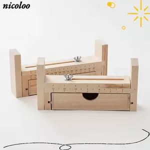 Khung bện NICOLOO, Dụng cụ dây bện bằng gỗ nguyên khối có thể điều chỉnh, Tấm cố định DIY Craft Dệt dệt thủ công