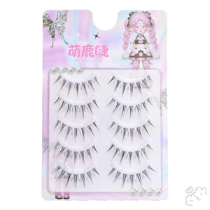 Lông mi giả một mảnh X06 Dây trong suốt C-Curl tự nhiên Nhẹ thoải mái khi sử dụng hàng ngày và tiệc tùng