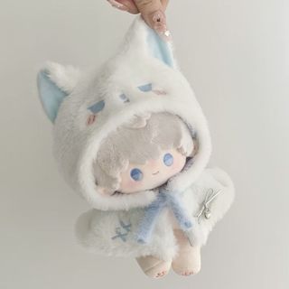 10cm Quần Áo Cho Bé Mèo Mèo Động Vật Cơ Thể Áo Choàng Ngôi Sao Cơ Thể Mũ cm Dễ Thương Cotton Nhỏ Áo Choàng Búp Bê Trang Phục Quần Áo 6.10