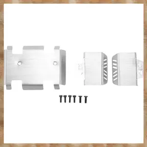 Tấm bảo vệ trục khung gầm bằng thép không gỉ cho EX86190 EX 86190 LC76 1 / 10 RC Xe bánh xích nâng cấp các bộ phận
