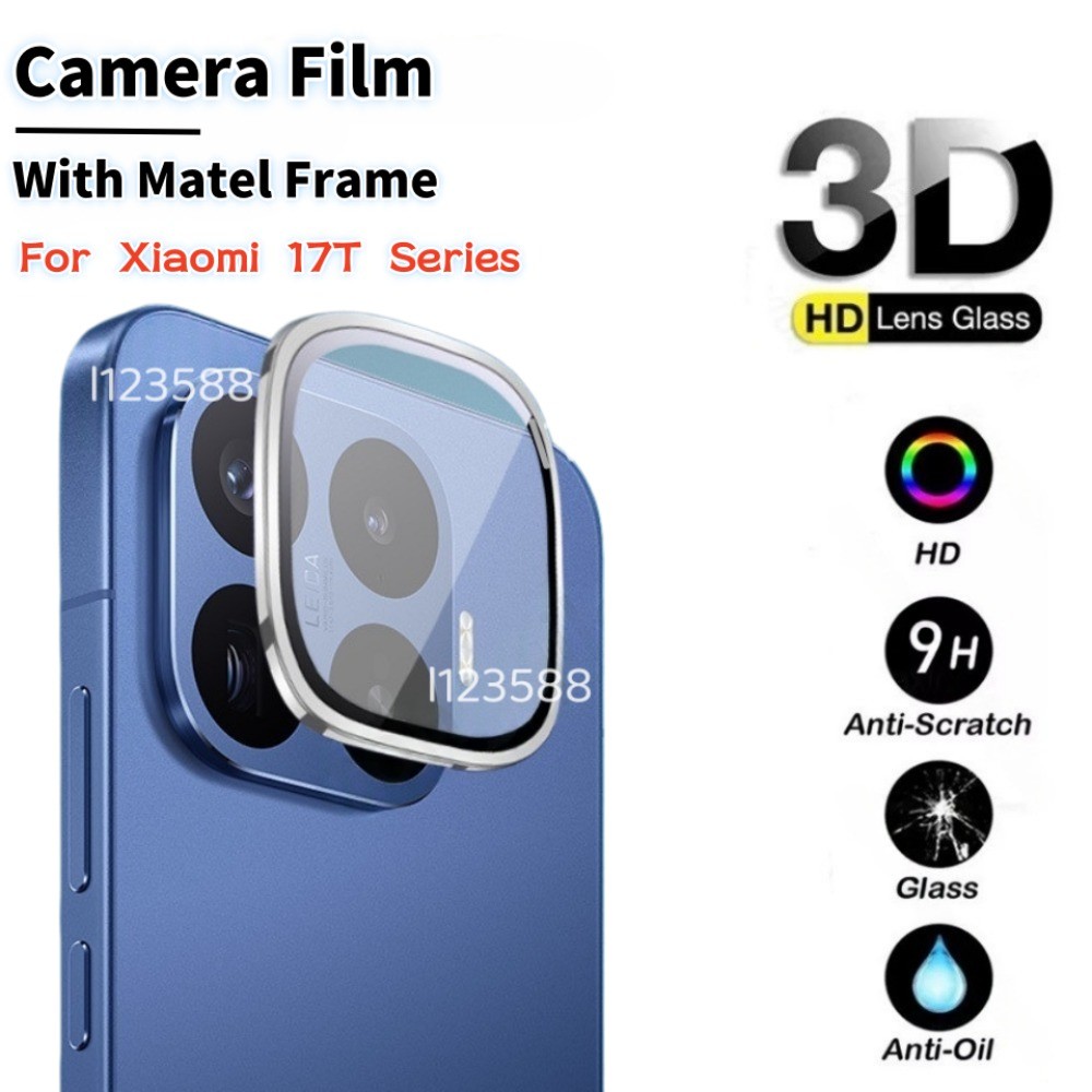 Phim Máy Ảnh Cho Xiaomi 17T Pro 5G 17TPro Mi17T 2026 Xiaomi17T Bảo Vệ Ống Kính Máy Ảnh Hợp Kim Nhôm Kim Loại Kính Cường Lực Vòng Kim Loại HD Ống Kính Bảo Vệ Phim