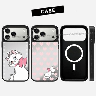 Ốp điện thoại cứng gương hình trái tim tình yêu từ tính cho iPhone 17 Pro Max 17 Air 16 Plus 15 14 13 12 11 Vỏ chống sốc