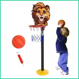 Bóng rổ Hoop Bóng rổ di động ngoài trời Hoop Chiều cao có thể điều chỉnh Đồ chơi giáo dục sớm Thiết kế hoạt hình sonlekvn