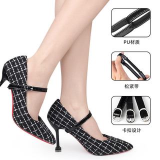 Giày Cao Gót Vô Hình Dây Rút Dây Có Thể Điều Chỉnh Không Lắp Đặt Chống Rơi Không Gót Cố Định Đàn Hồi Ren-up Lười