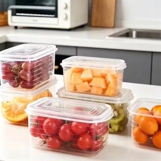 1 / 3 / 5 Cái 700ML Tủ Lạnh Hộp Bảo Quản Thực Phẩm Có Nắp - Tủ Đông Thịt Giòn Hộp Đựng Nhà Bếp