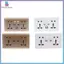 < beartwo > Wall Power Soet Universal 5 lỗ 2.1A Cổng sạc USB kép Soet Mới