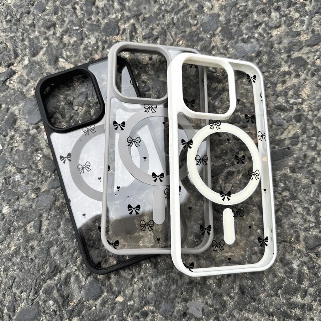 Ốp lưng iPhone 16/15/14ProMax Bướm Bạc Lấp Lánh Phong Cách Nữ Tính Chống Sốc Cao Cấp