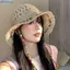 Bluelover Thời Trang Nhiều Màu Sắc Hạt Gỗ Rơm Mũ Nữ Trong Mùa Hè Với Vành Rỗng Lớn Mũ Chống Nắng Có Thể Gập Lại Người Cá Mũ Mới