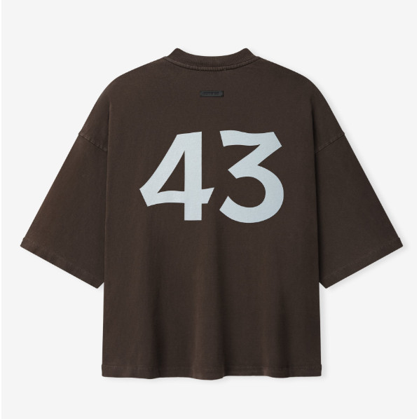Sản phẩm mới chất lượng cao FEAR OF GOD 26 Sản phẩm mới Cotton nguyên chất No. Áo thun ngắn tay in hình mùa hè 43