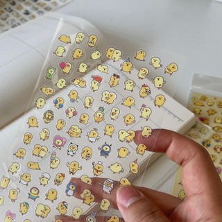 Sticker nhân vật Gorogoro Nyansuke, Piyoko, Shibanban Mind Wave seals