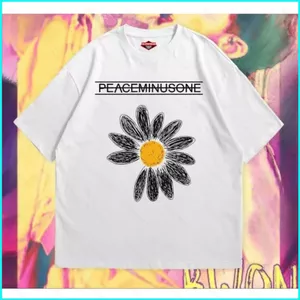 SY3 BIGBANG G-DRAGON tee PEACEMINUSONE Áo thun tay ngắn hàng đầu người hâm mộ quà tặng YS3