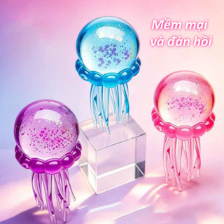 【BabyJoy】Mô hình bóp giảm căng thẳng hình thạch sứa, lấp lánh nhiều màu, phù hợp cho cả trẻ em và người lớn