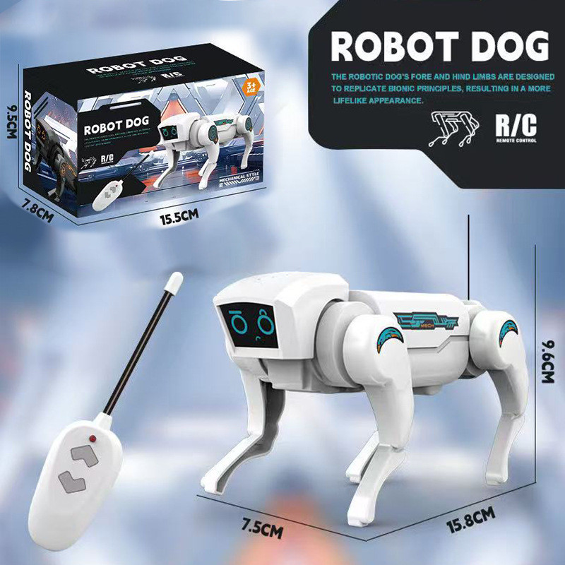 Trẻ em Điều khiển từ xa Cơ mèo DIY Kết hợp lắp ráp Robot đi bộ bằng điện Đồ chơi thú cưng cho chó